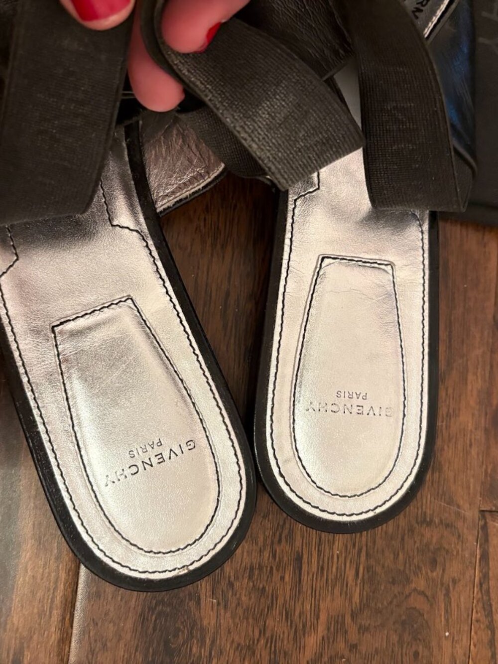 Givenchy Rivington Logo Slingback Flats - Picture 3 of 5